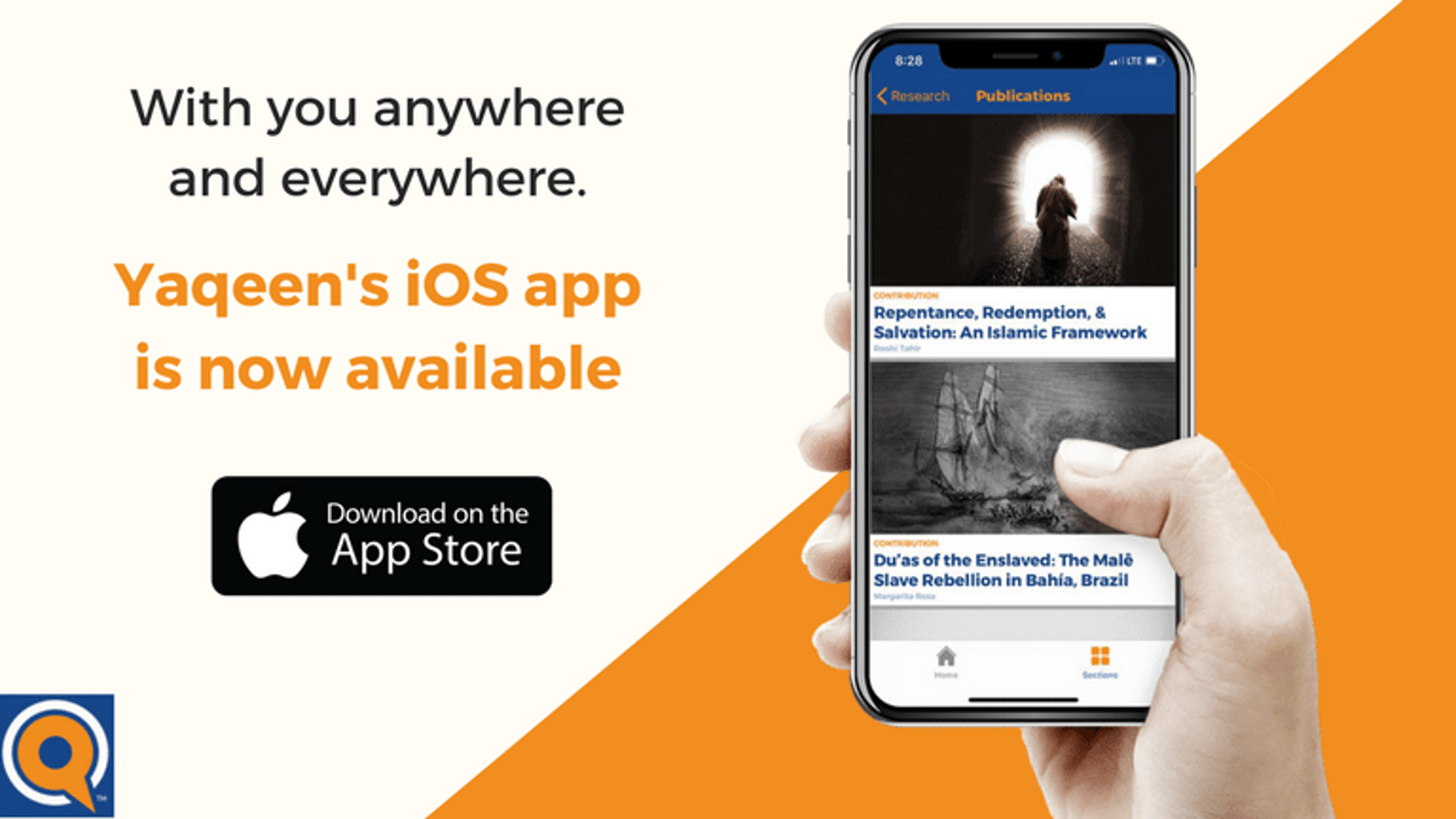 Yaqeen's iOS App Released