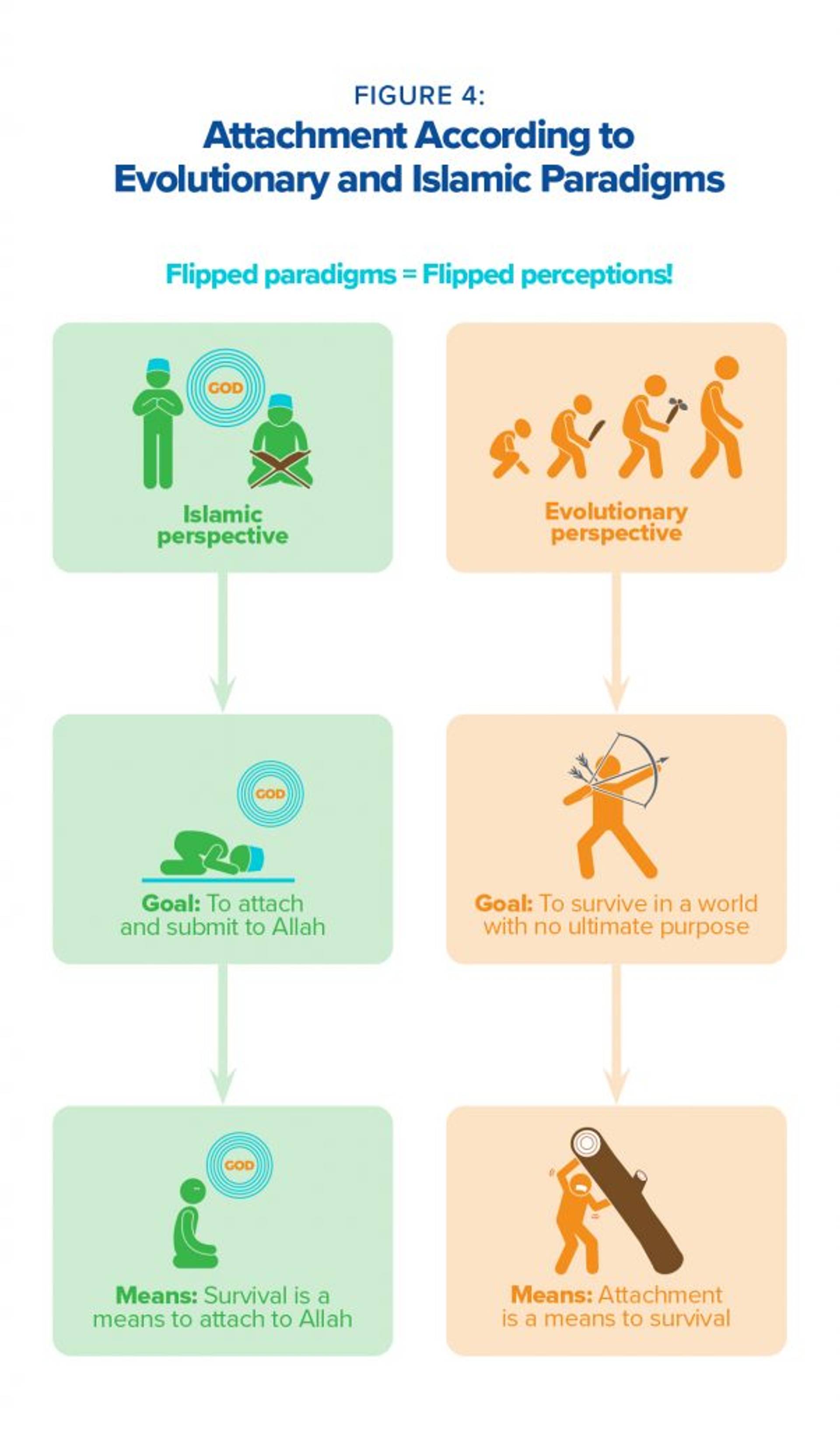 Attachment according to evolutionary and islamic paradigms