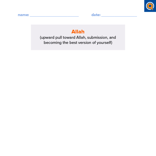 2.3 Worksheet: Attaining taqwa 