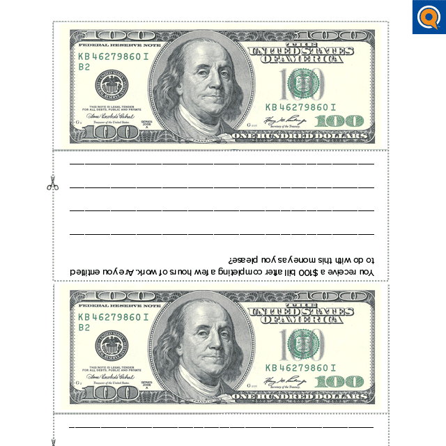 3.1 Worksheet: Personal attitudes towards wealth