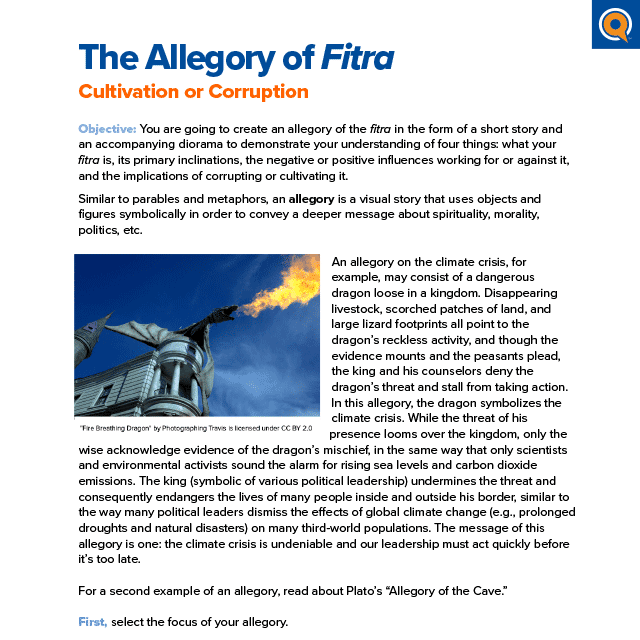 2.4 Worksheet: Allegory of the fitra