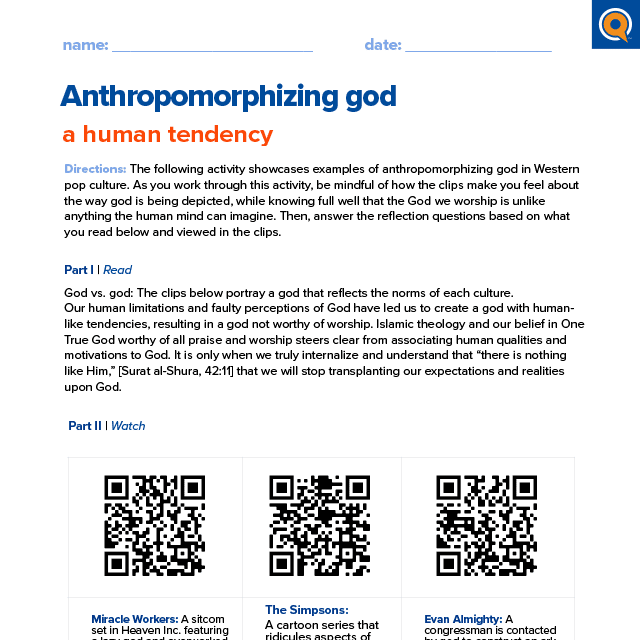 1.2 Homework | Anthropomorphizing god