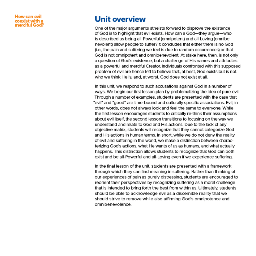 Unit overview and learning objectives