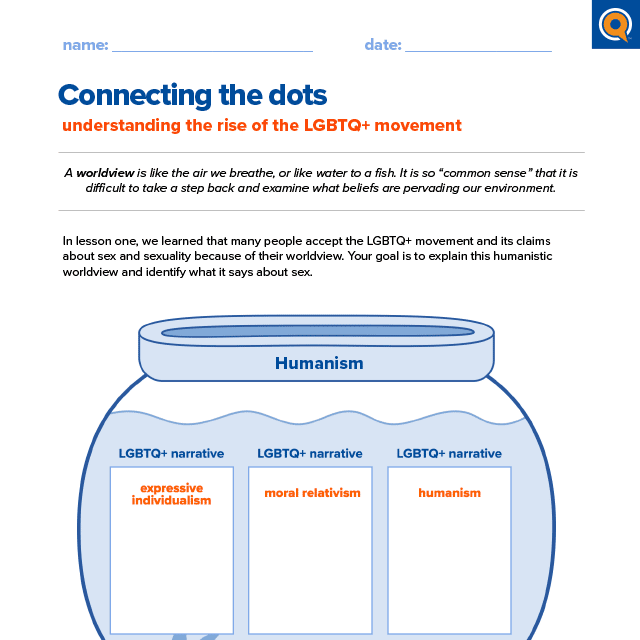 1.5 Worksheet - Contrasting two worldviews