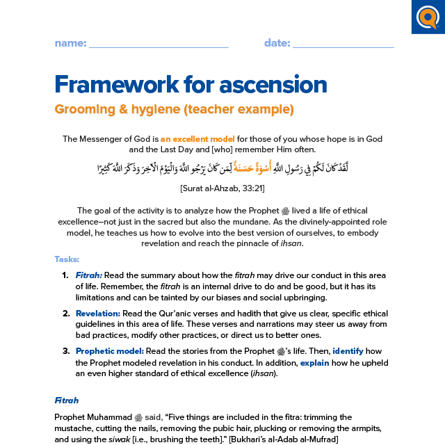 3.3 Framework for ascension 