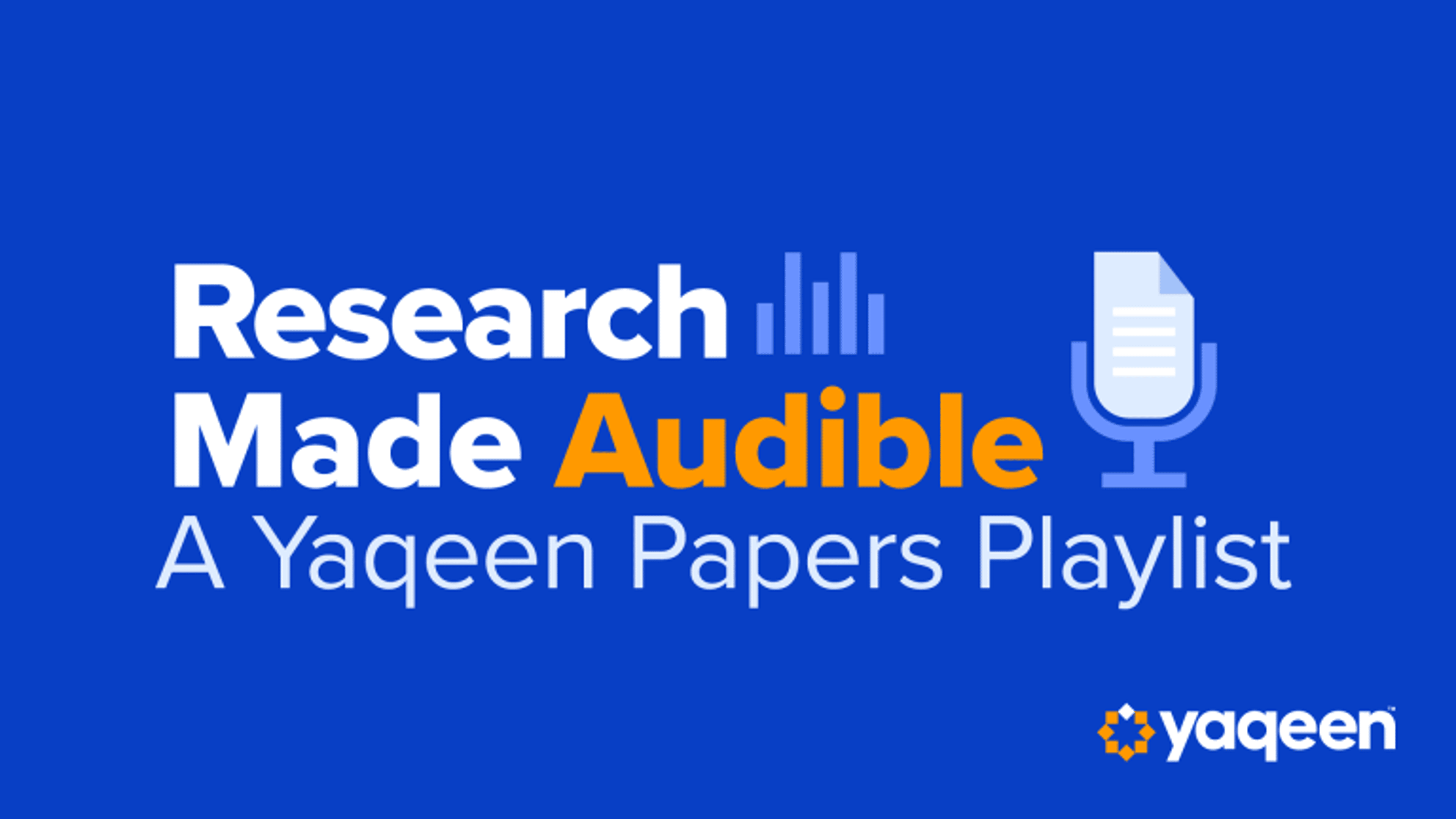Research Made Audible