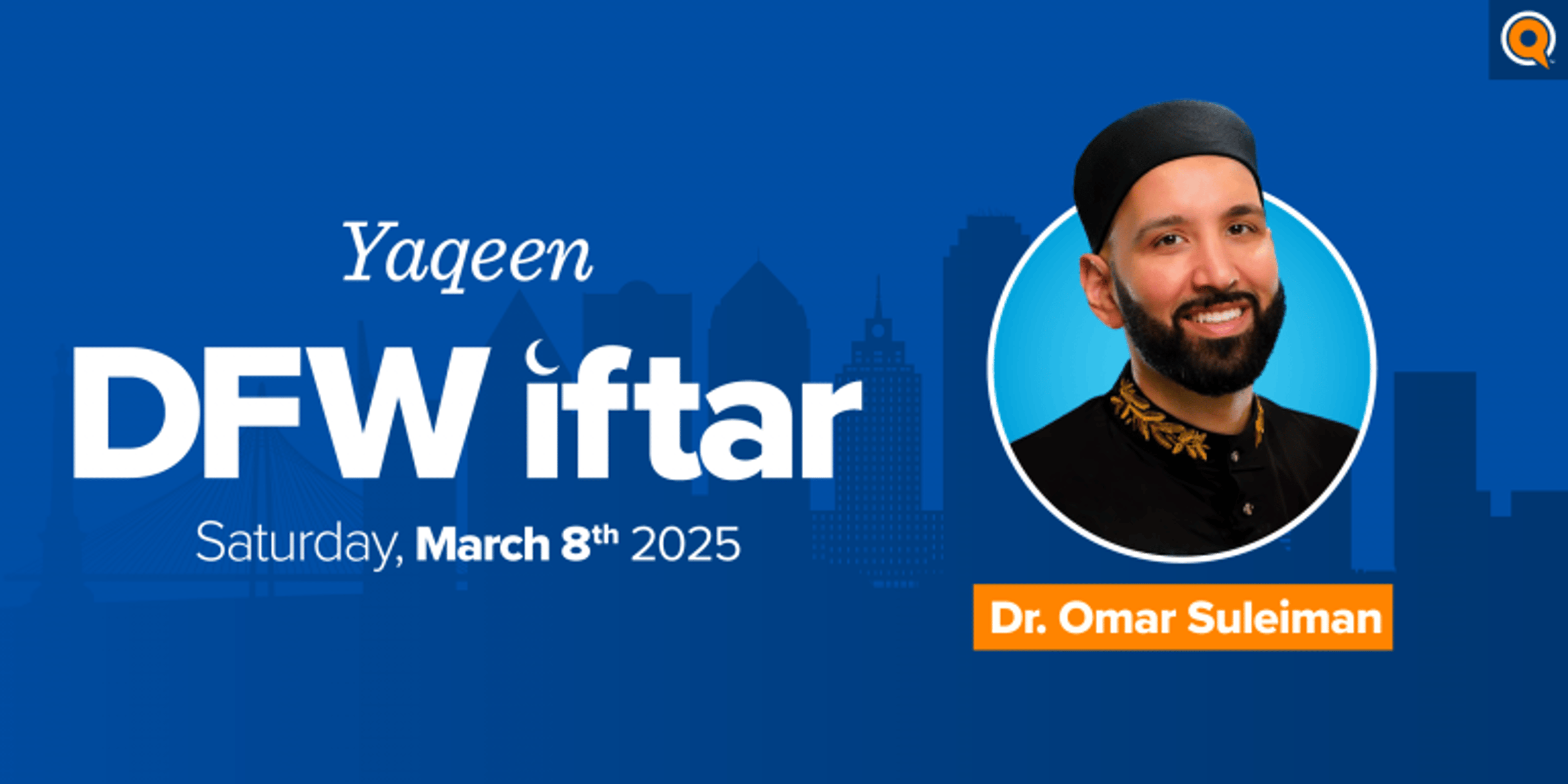 Get tickets for a Yaqeen Iftar Near You!