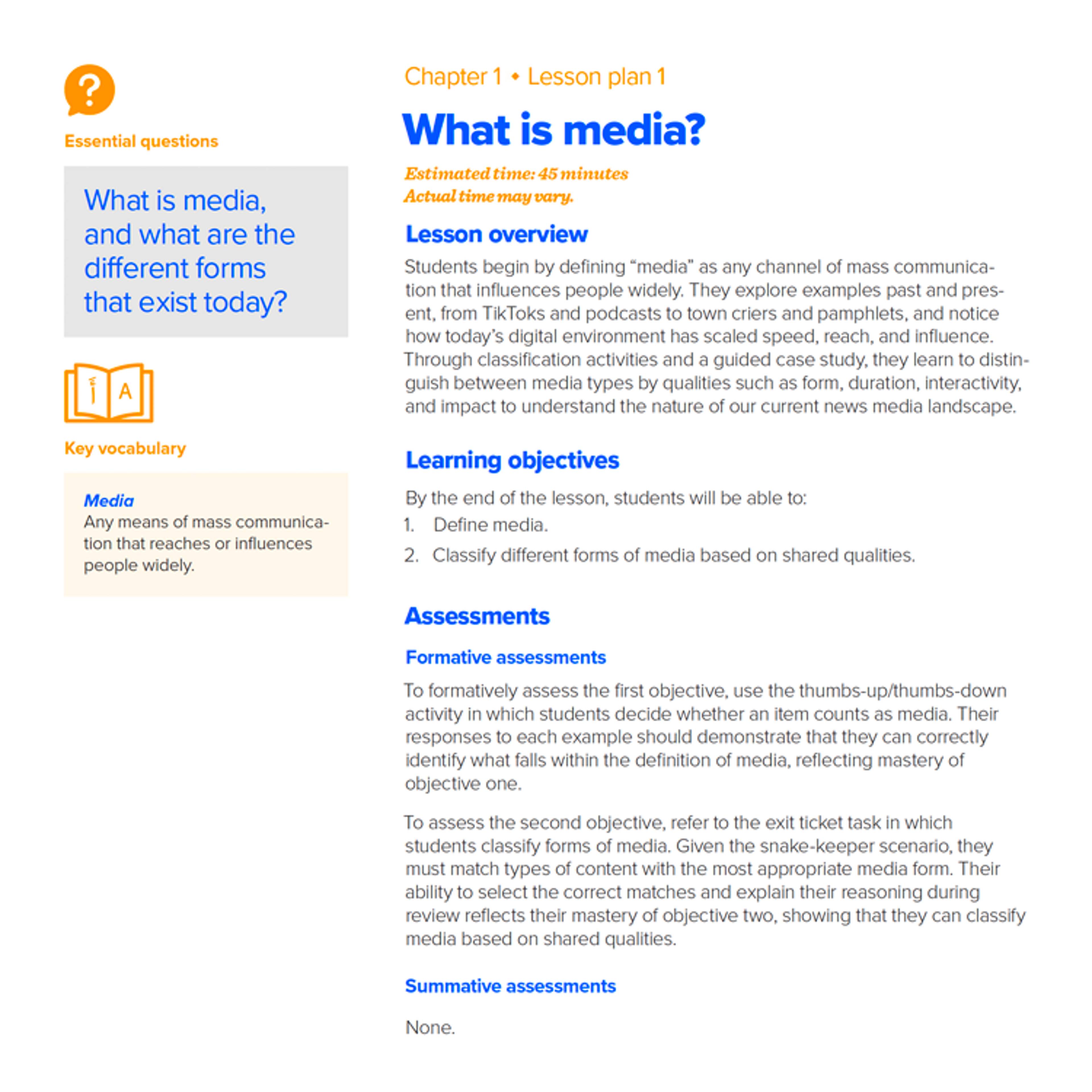 Lesson plan