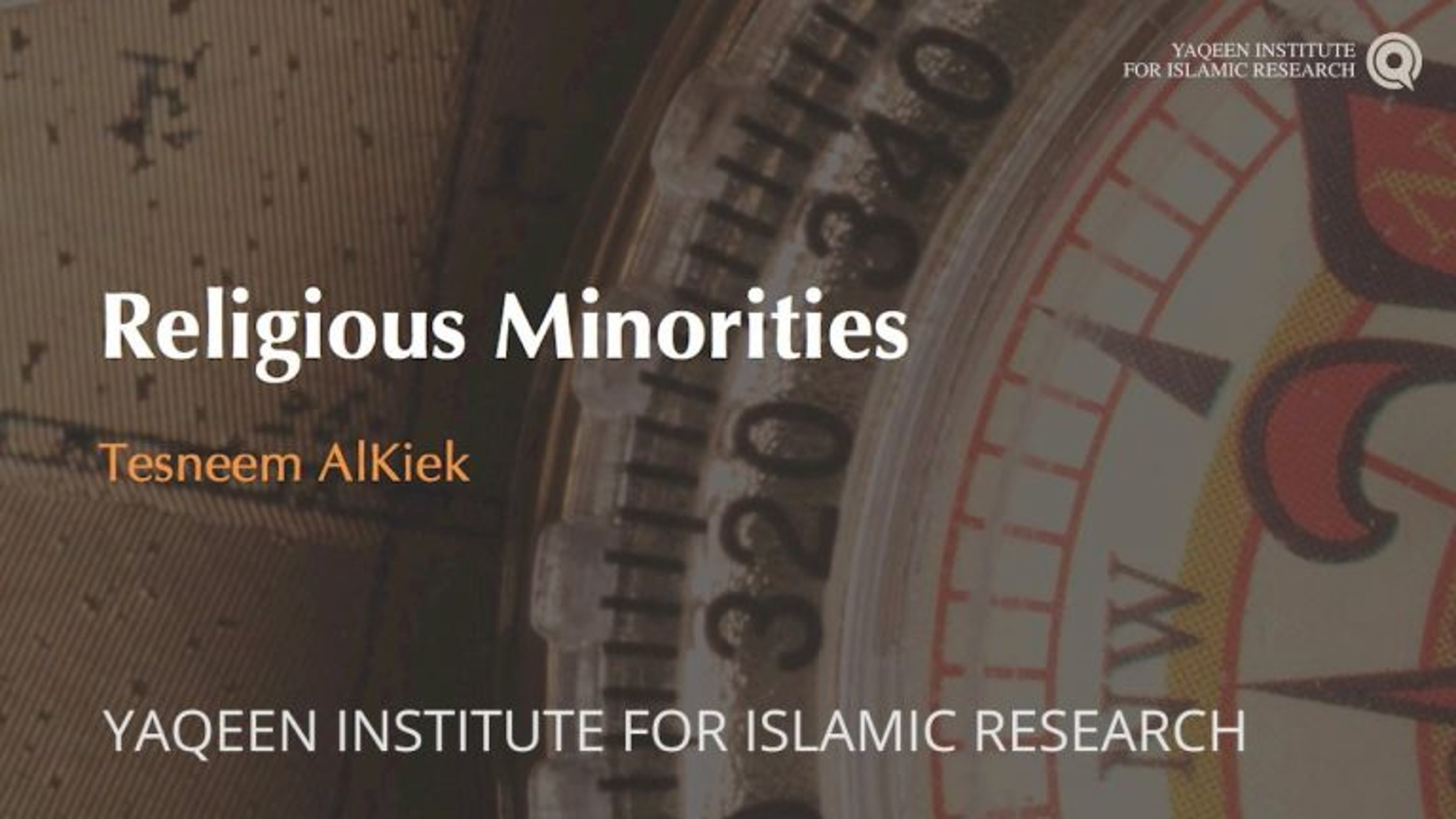 Religious Minorities Under Islamic Rule - Tesneem Alkiek