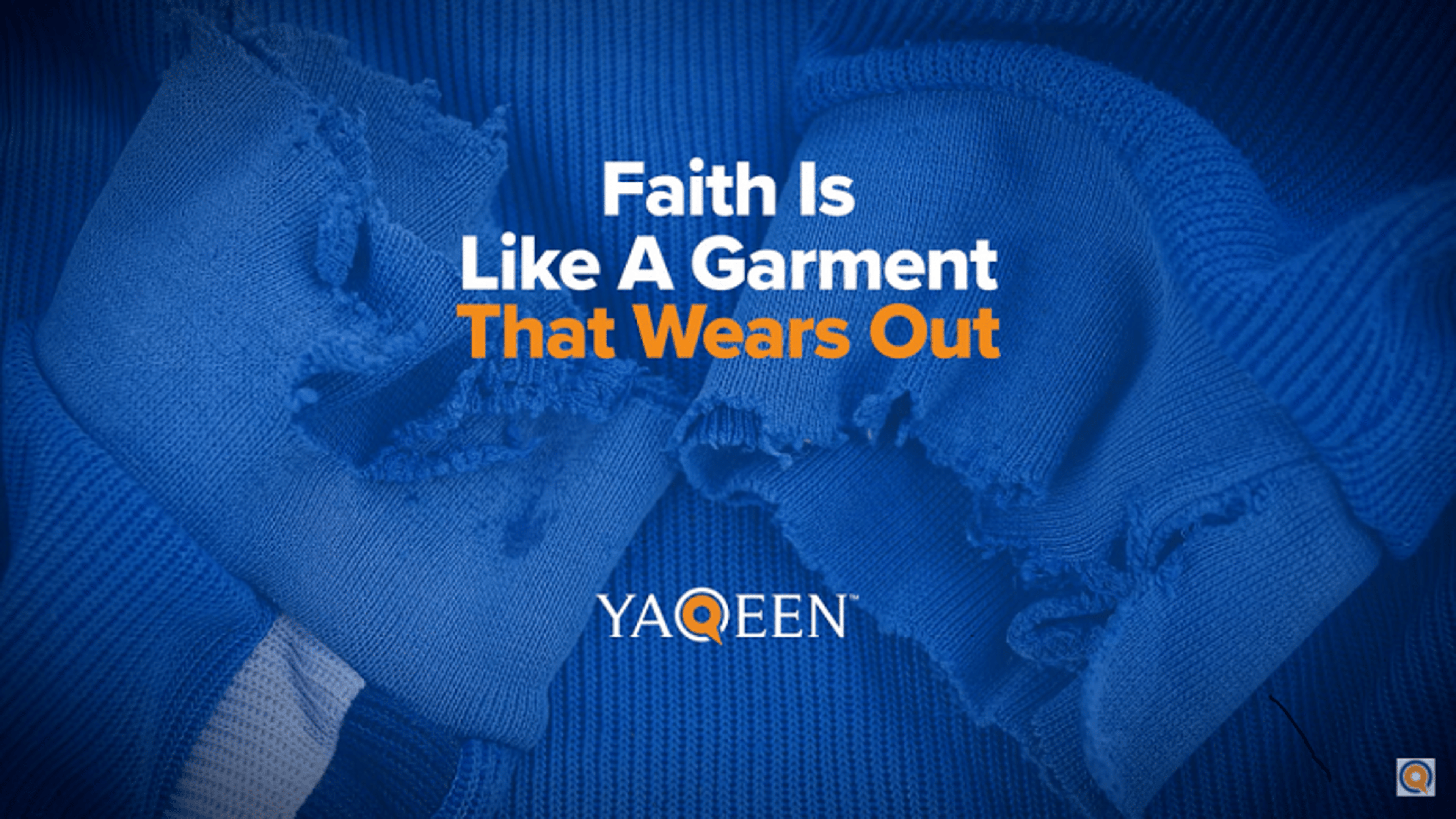 Faith is Like a Garment That Wears Out | Animation