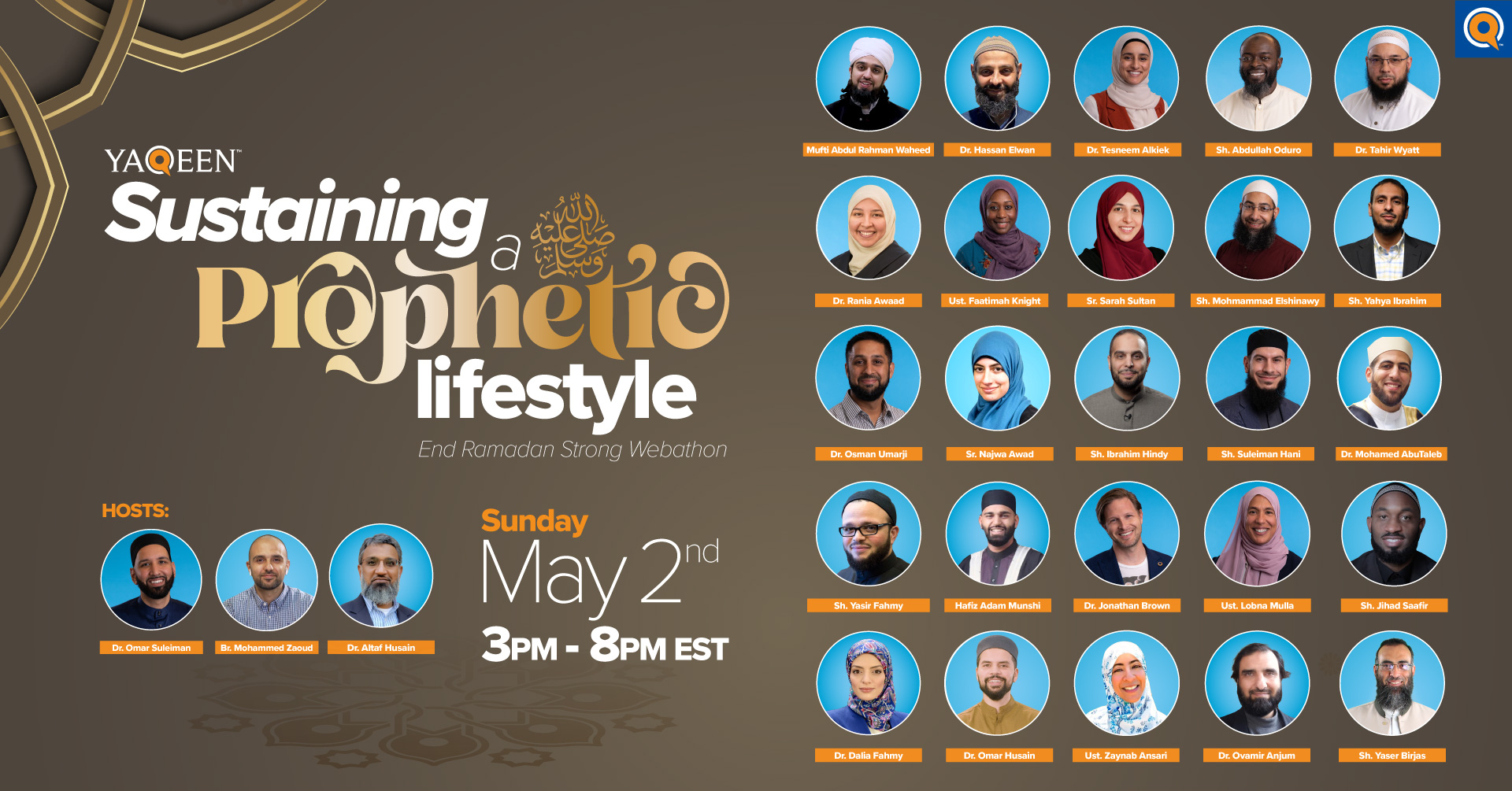 End Ramadan Strong with Yaqeen Webathon