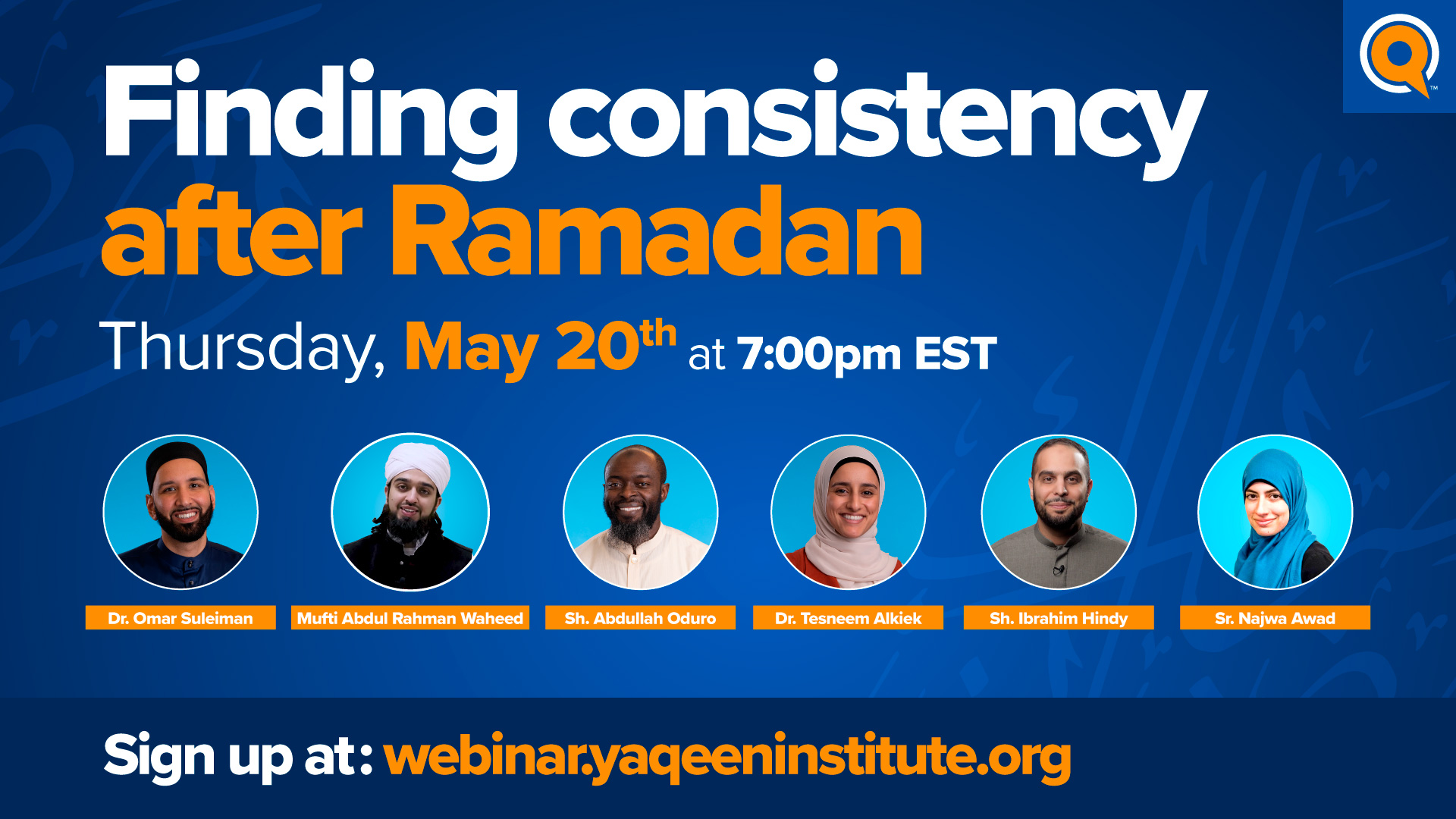 Finding Consistency After Ramadan
