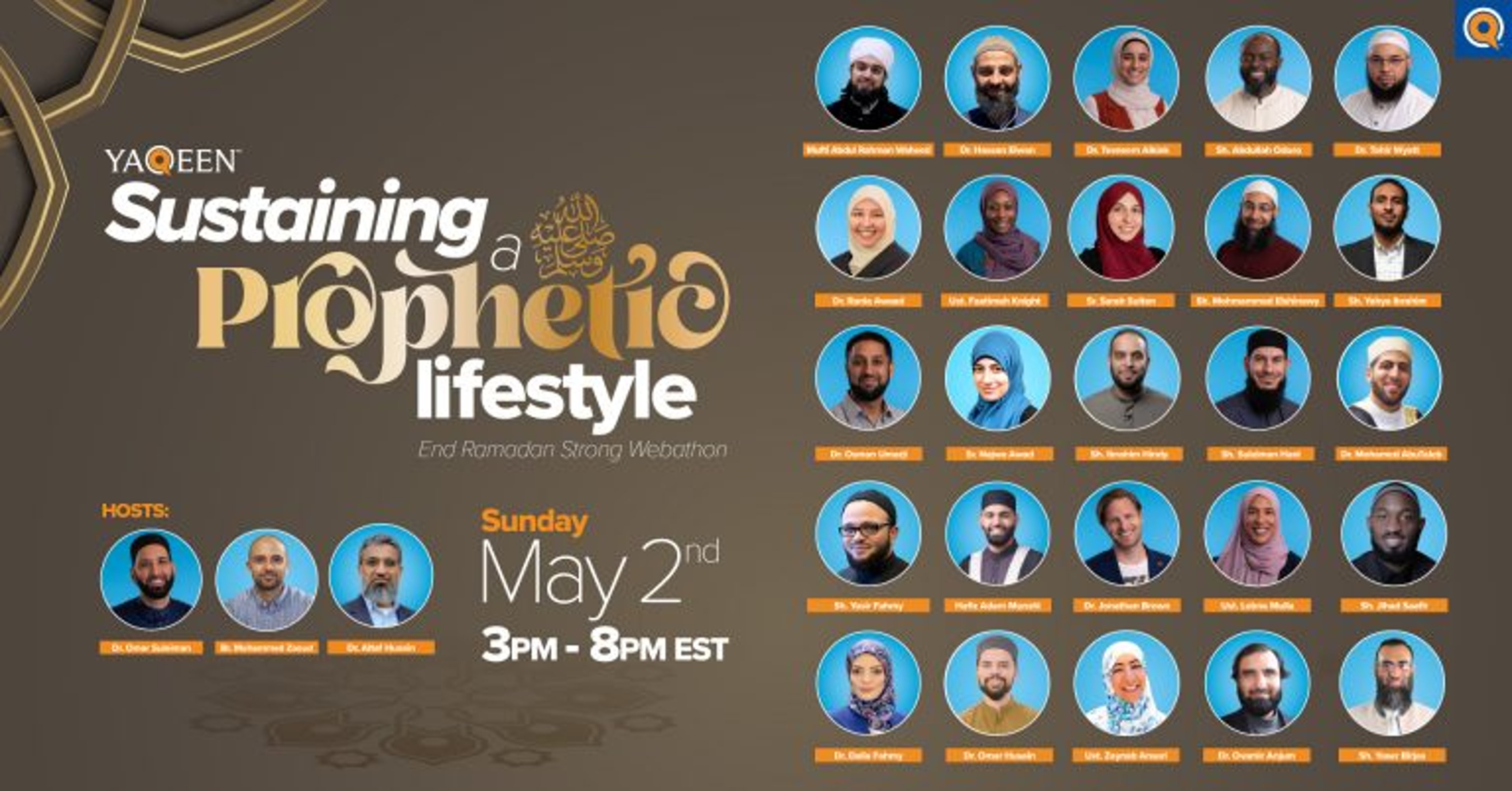 End Ramadan Strong with Yaqeen Webathon