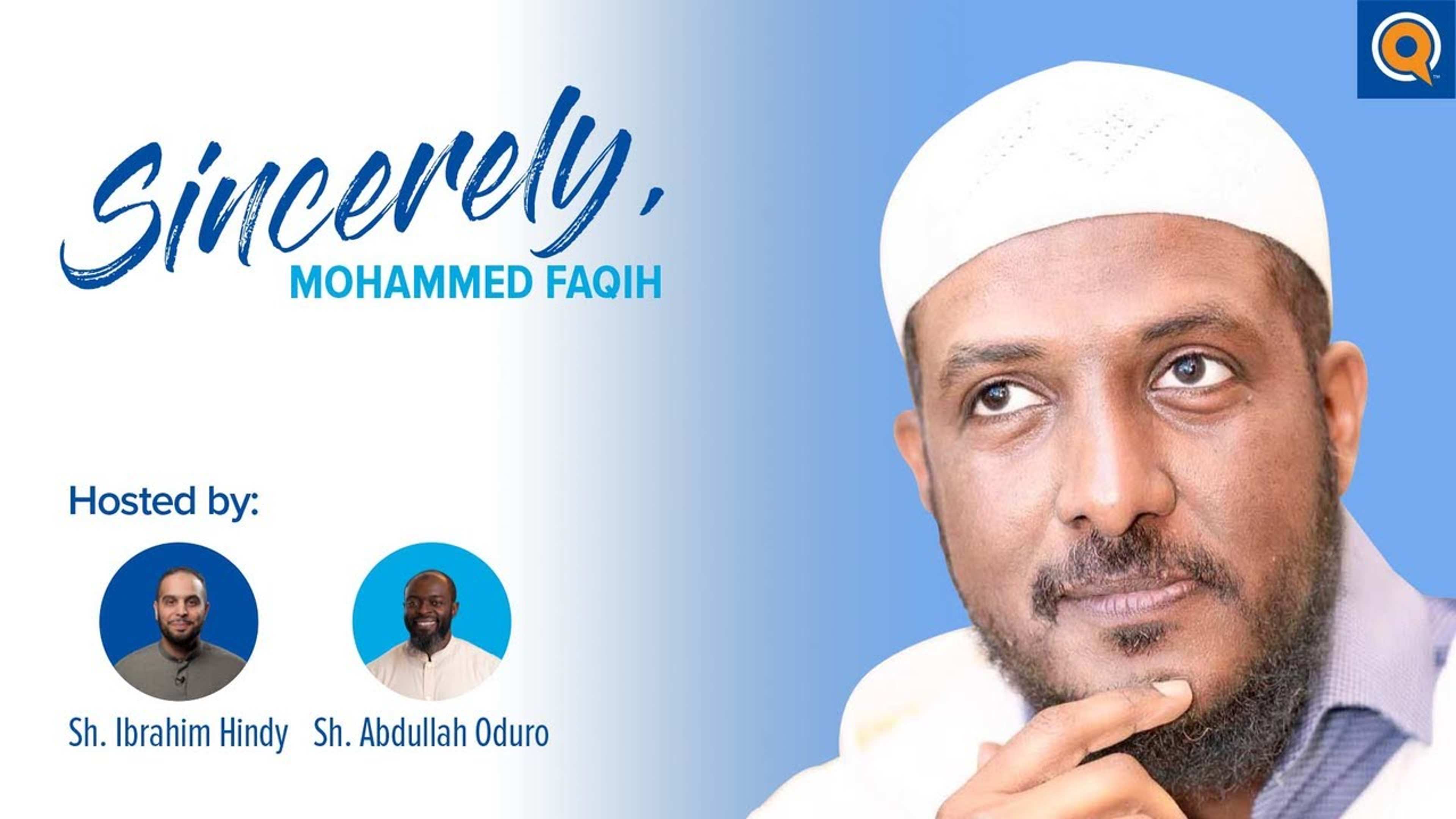 Sincerely, Mohammed Faqih