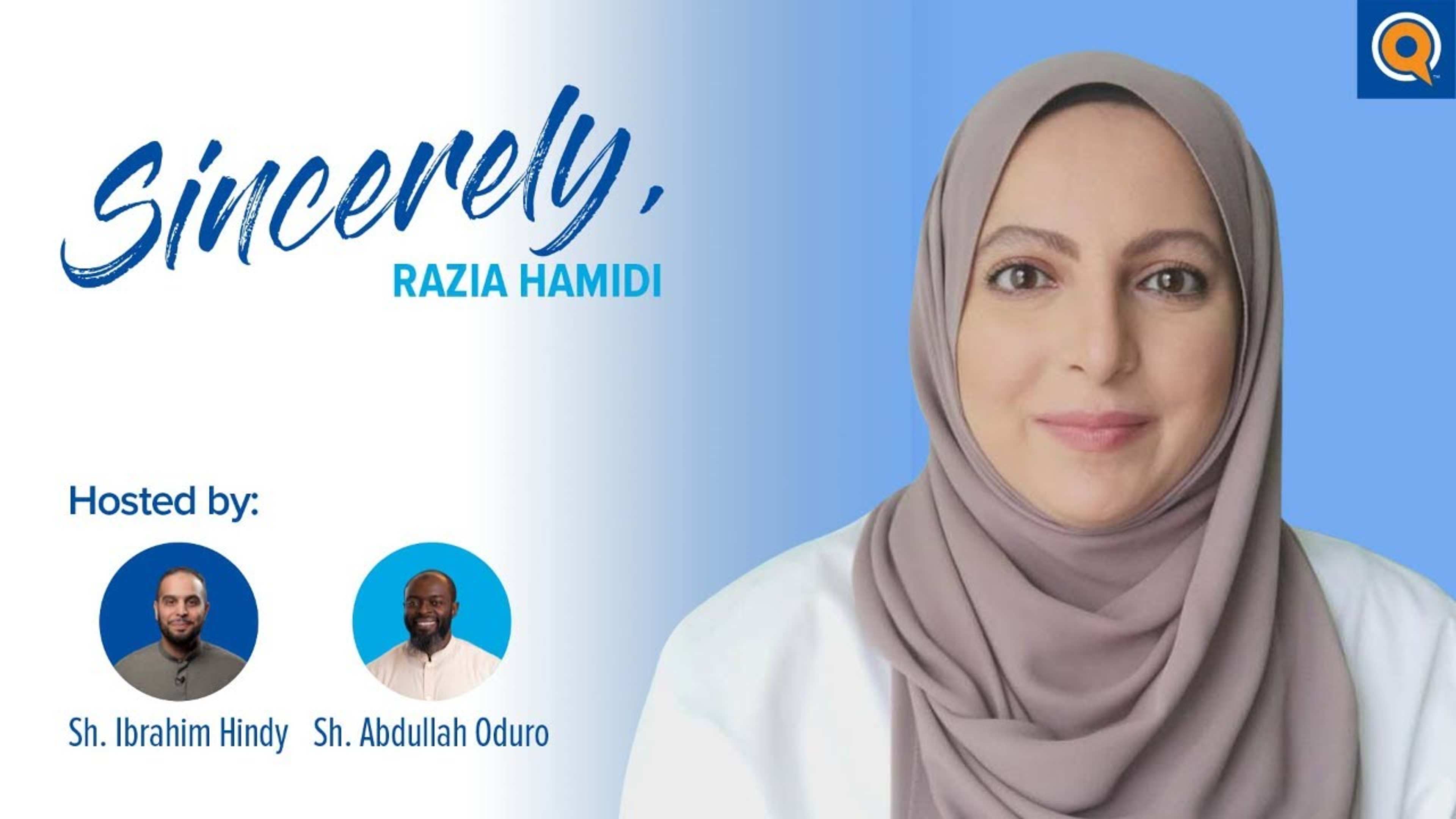 Sincerely, Razia Hamidi
