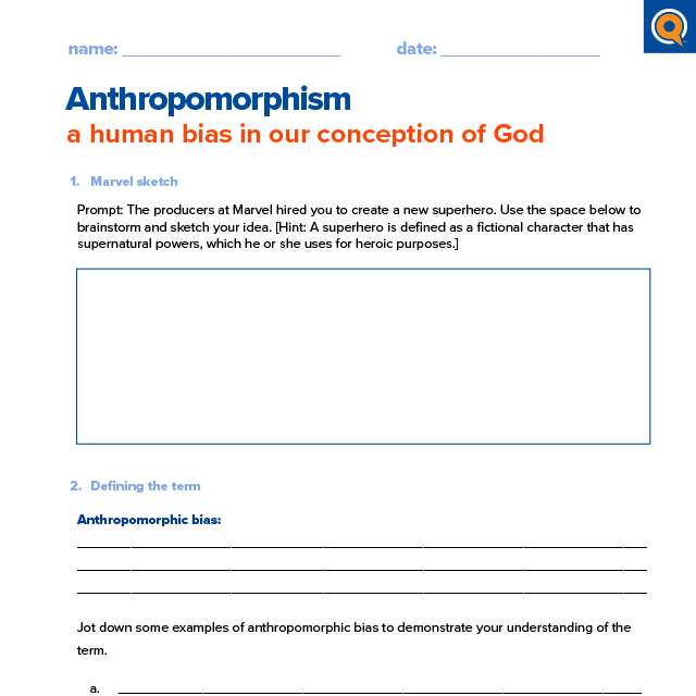 1.1 In-class activity | Anthropomorphic bias