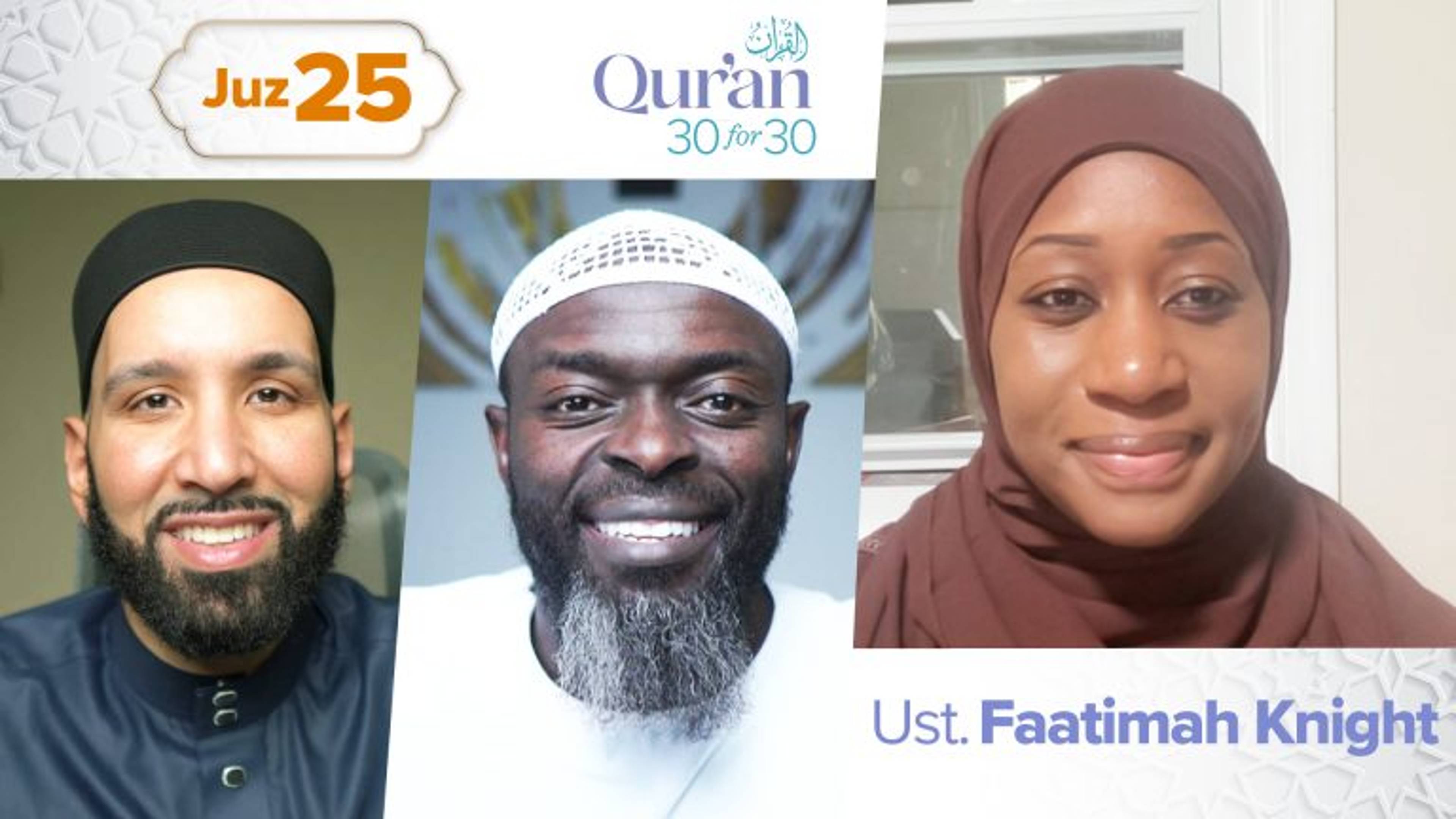 Juz’ 25: Ust. Faatimah Knight