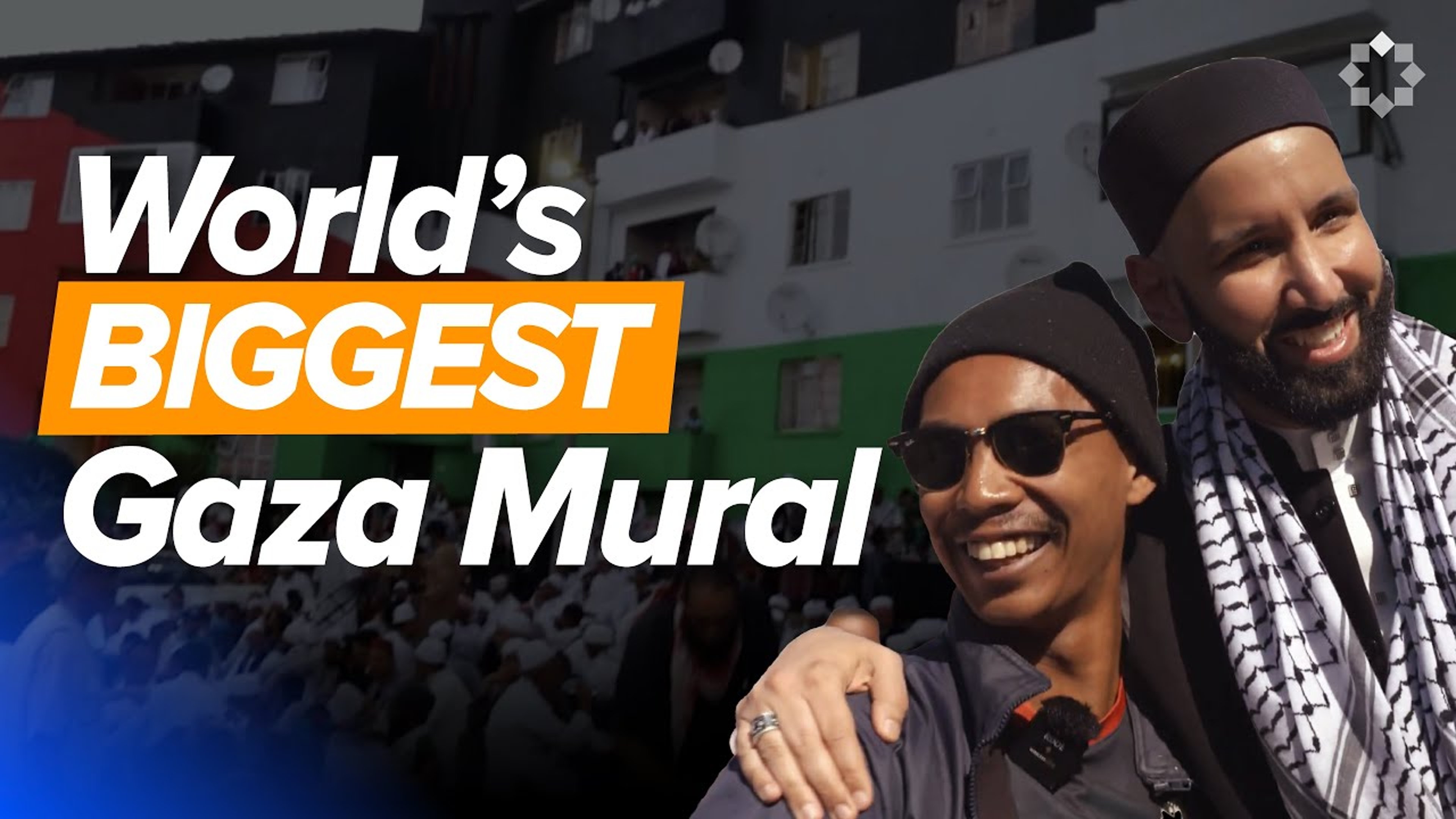 World's BIGGEST Gaza Mural?