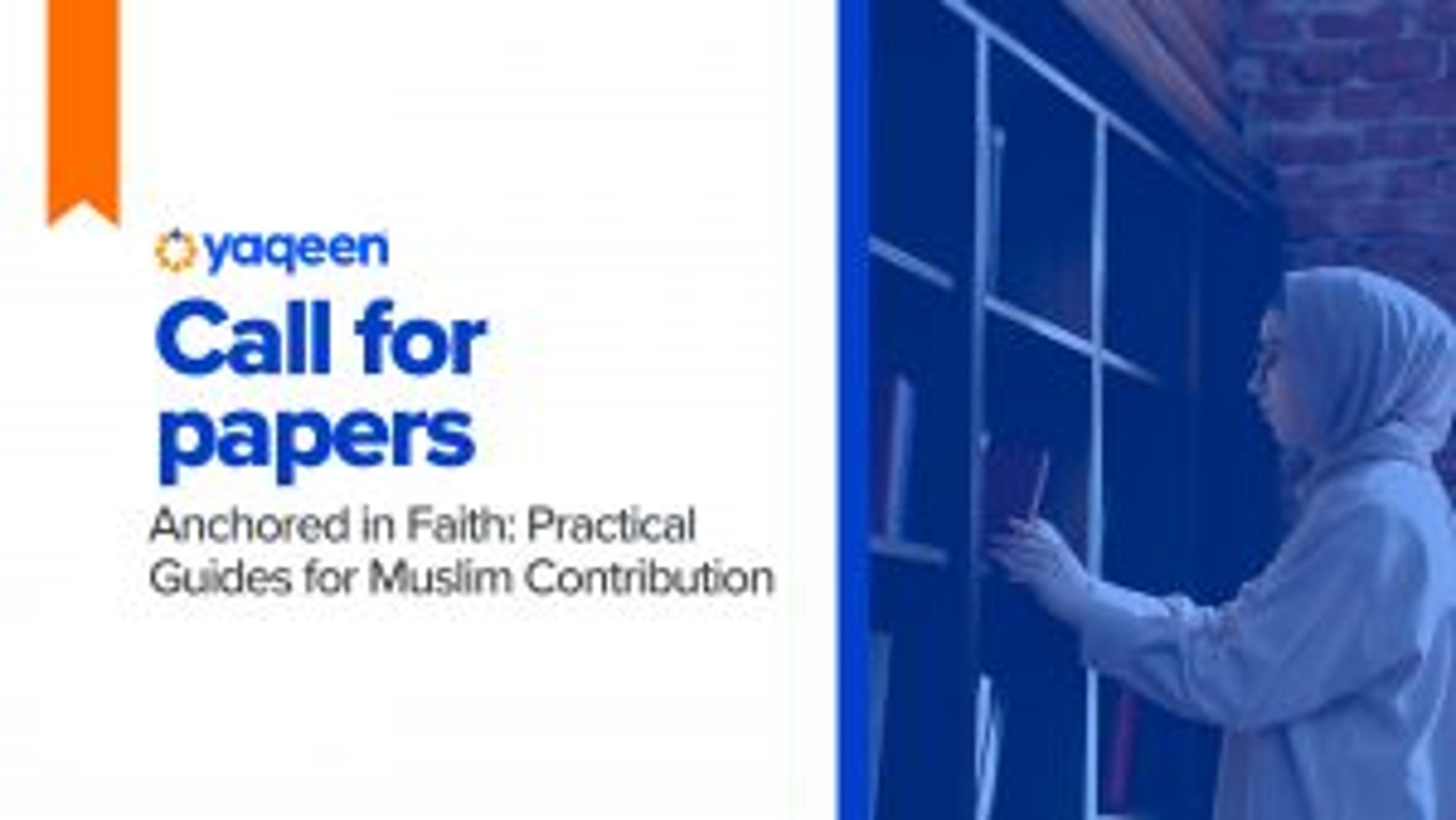 Call for Papers | Anchored in Faith: Practical Guides for Muslim Contribution