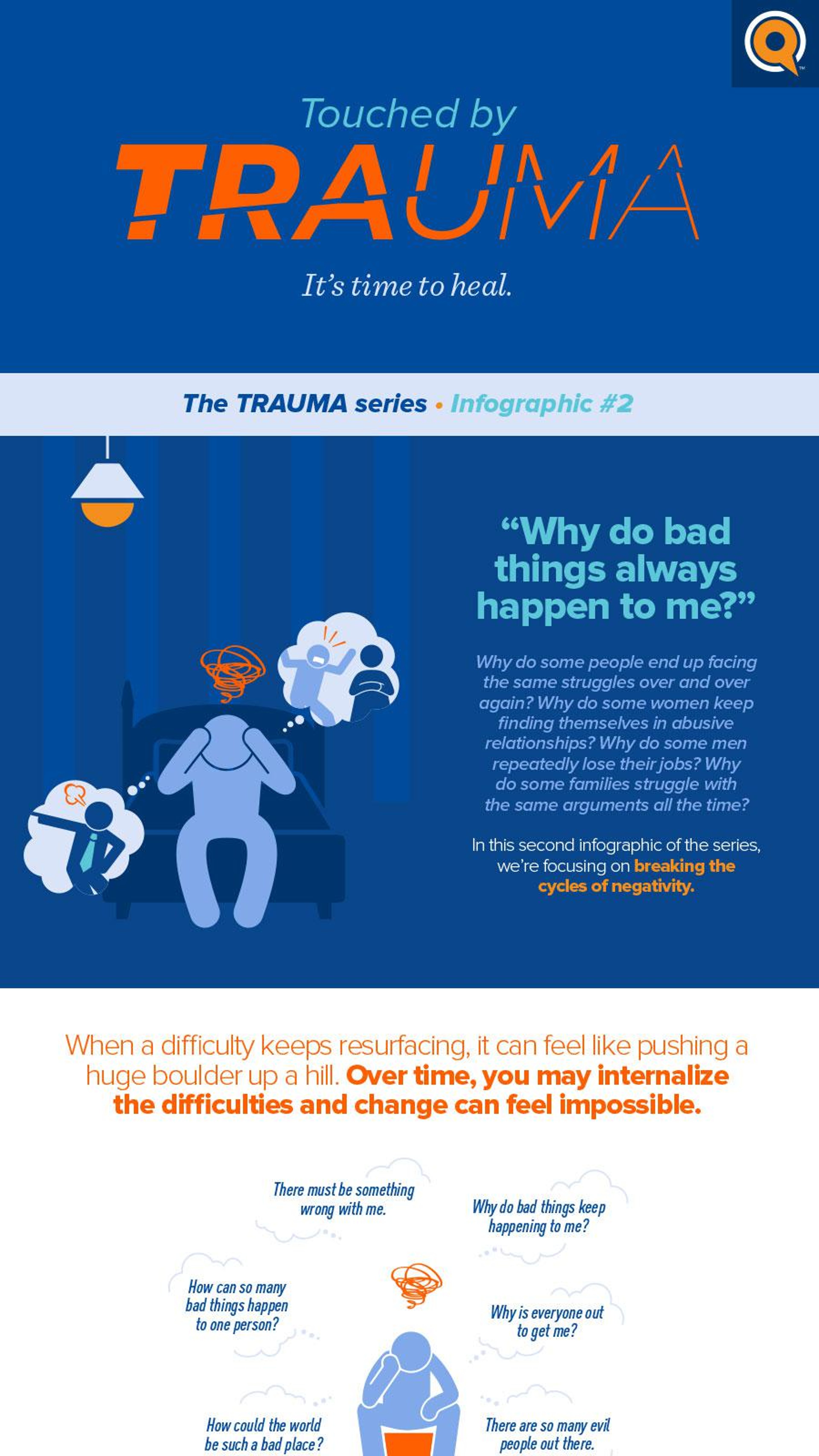 Touched by Trauma: "Why Do Bad Things Always Happen to Me?"